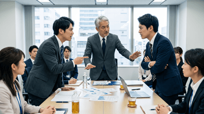 社内の人間関係のトラブルイメージ